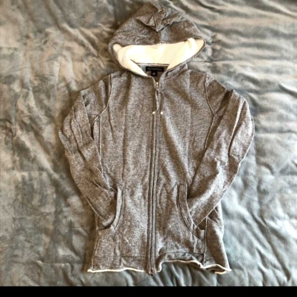 Banana Republic Cashmere Grey Zip hoodie XS